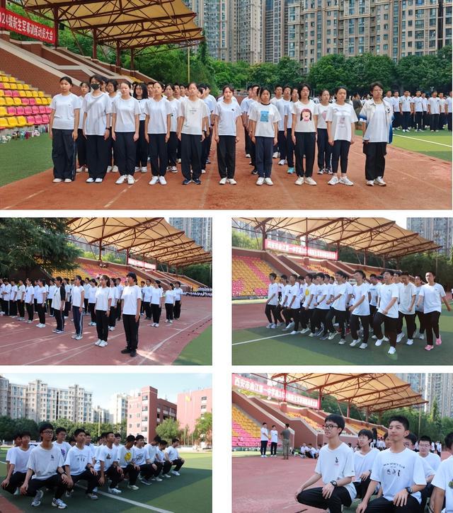 致敬橄榄绿筑梦曲江红——西安市曲江第一中学高2024级新生军事训练纪实(图4)