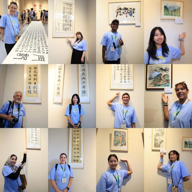 青春华章｜2024“汉语桥”书画展获奖选手来华夏令营走进衢州(图2)
