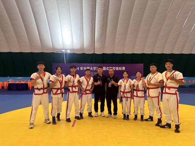 教育高质量发展看山西：晋中职业技术学院摔跤队闪耀2024中国大学生中国式摔跤锦标赛创历史最佳战绩(图2)