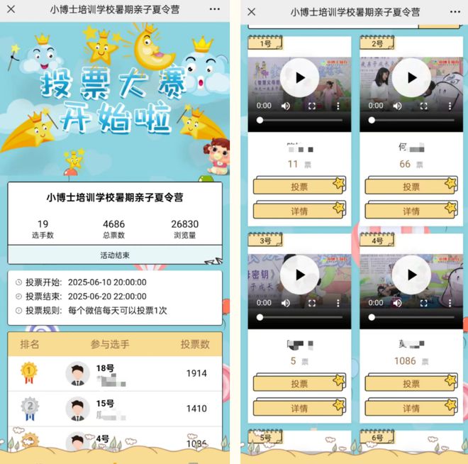 2025暑期主题热门投票评选活动精选悠享夏日(图4)