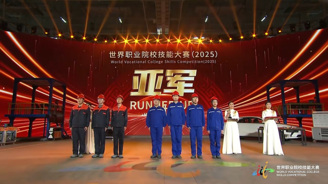枣庄职业学院参赛团队获2025世界职业院校技能大赛冠军总决赛亚军