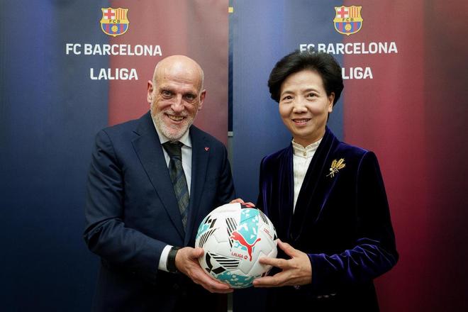 西甲联盟携手巴萨在拉玛西亚接待中国代表团(图5)