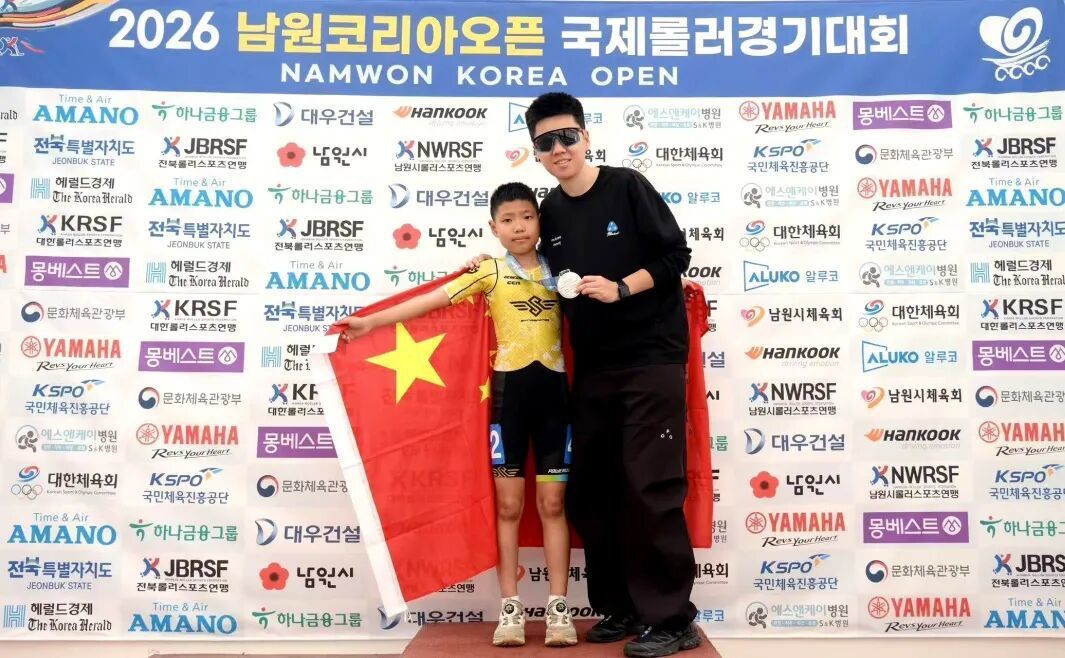 从武汉洪山江滩到韩国南原五星红旗在亚洲赛场升起！(图2)